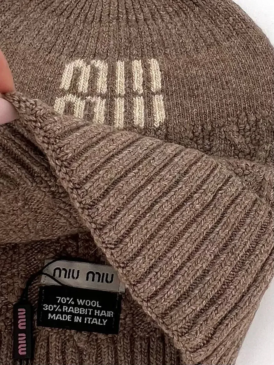 MIUMIU / Шапка брендовая premium качества