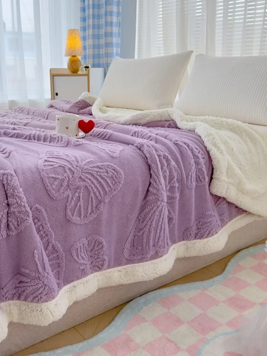 LC Waikiki / Супертёплый плед из каракуля 180*200