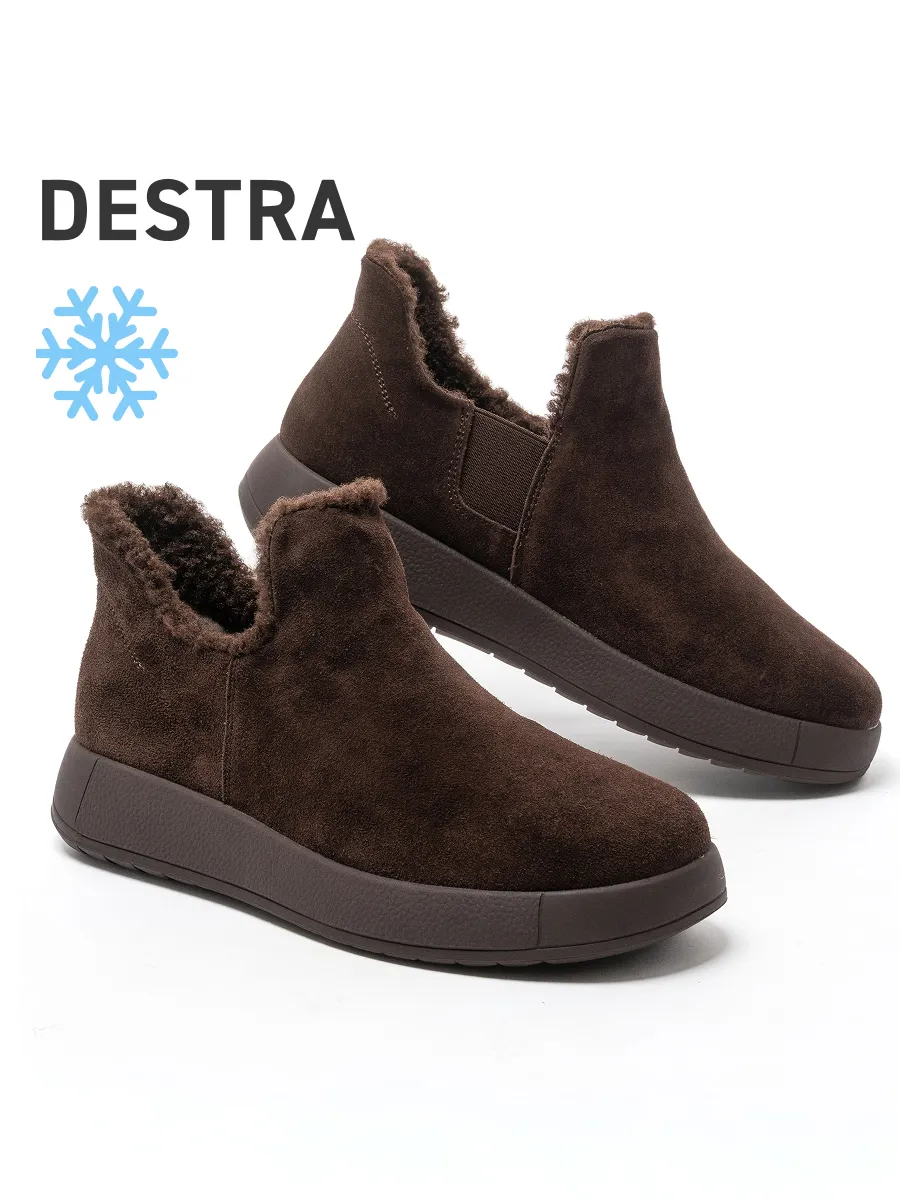 Destra / Ботинки женские зимние короткие на платформе