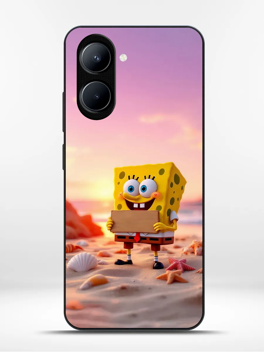 KRISTYSHOP / Чехол на Realme C33 губка боб
