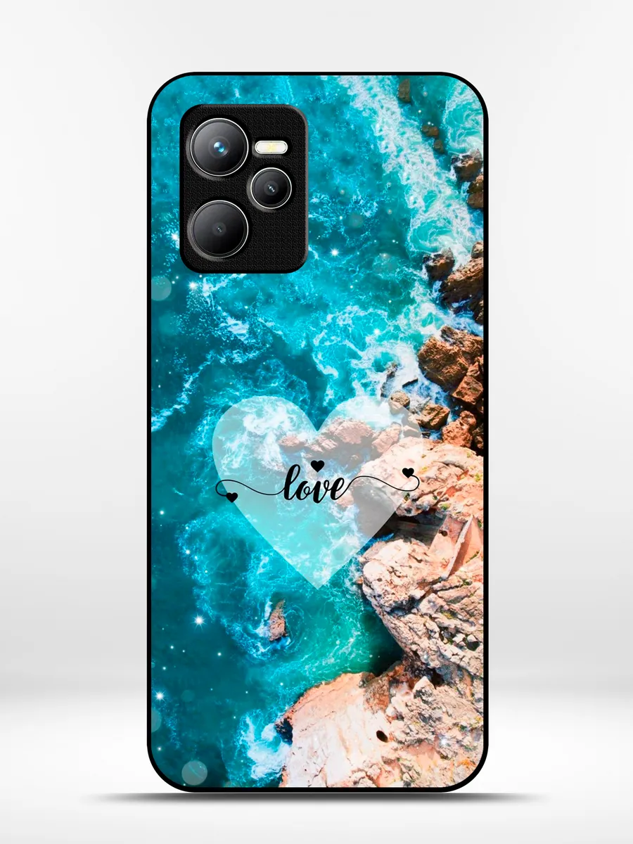 KRISTYSHOP / Чехол на Realme C35 принт с надписью