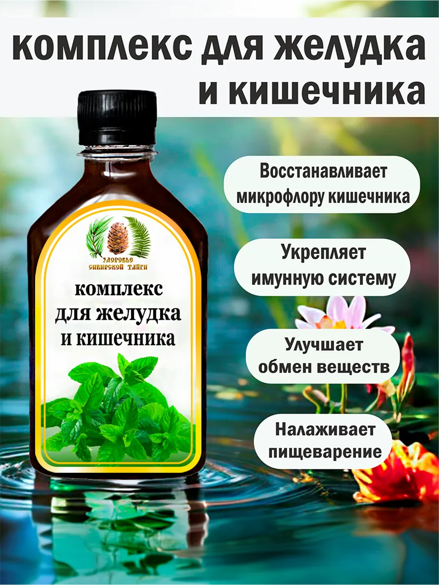 Здоровье Сибирской тайги / Комплекс для желудка и кишечника 250 мл