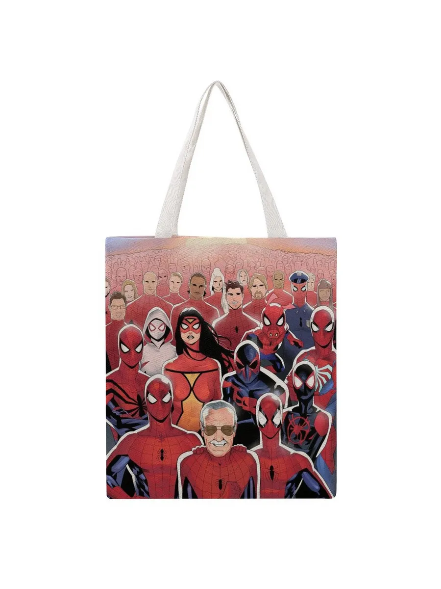 Стильная холщовая сумка-шопер Marvel