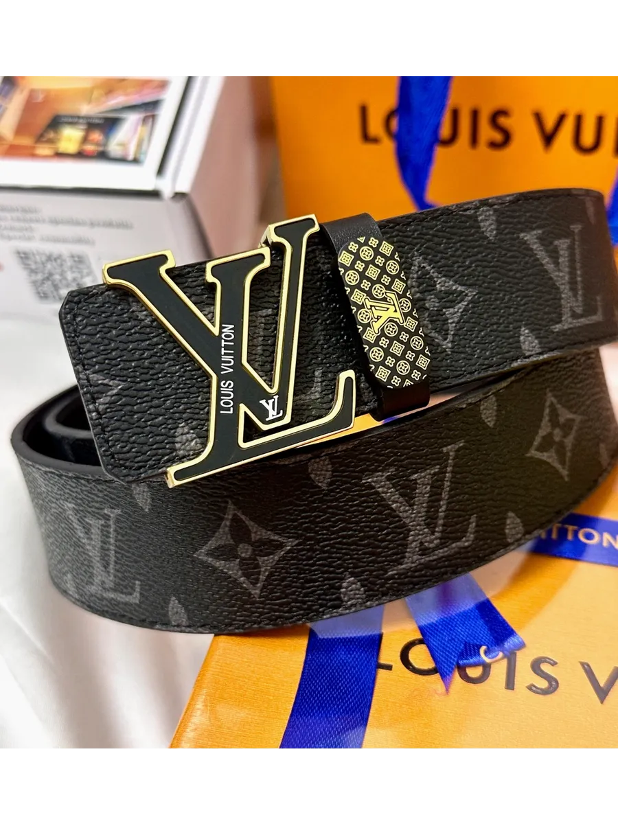 LV / Louis Vuitton Ремень кожаный на пояс,золотистый