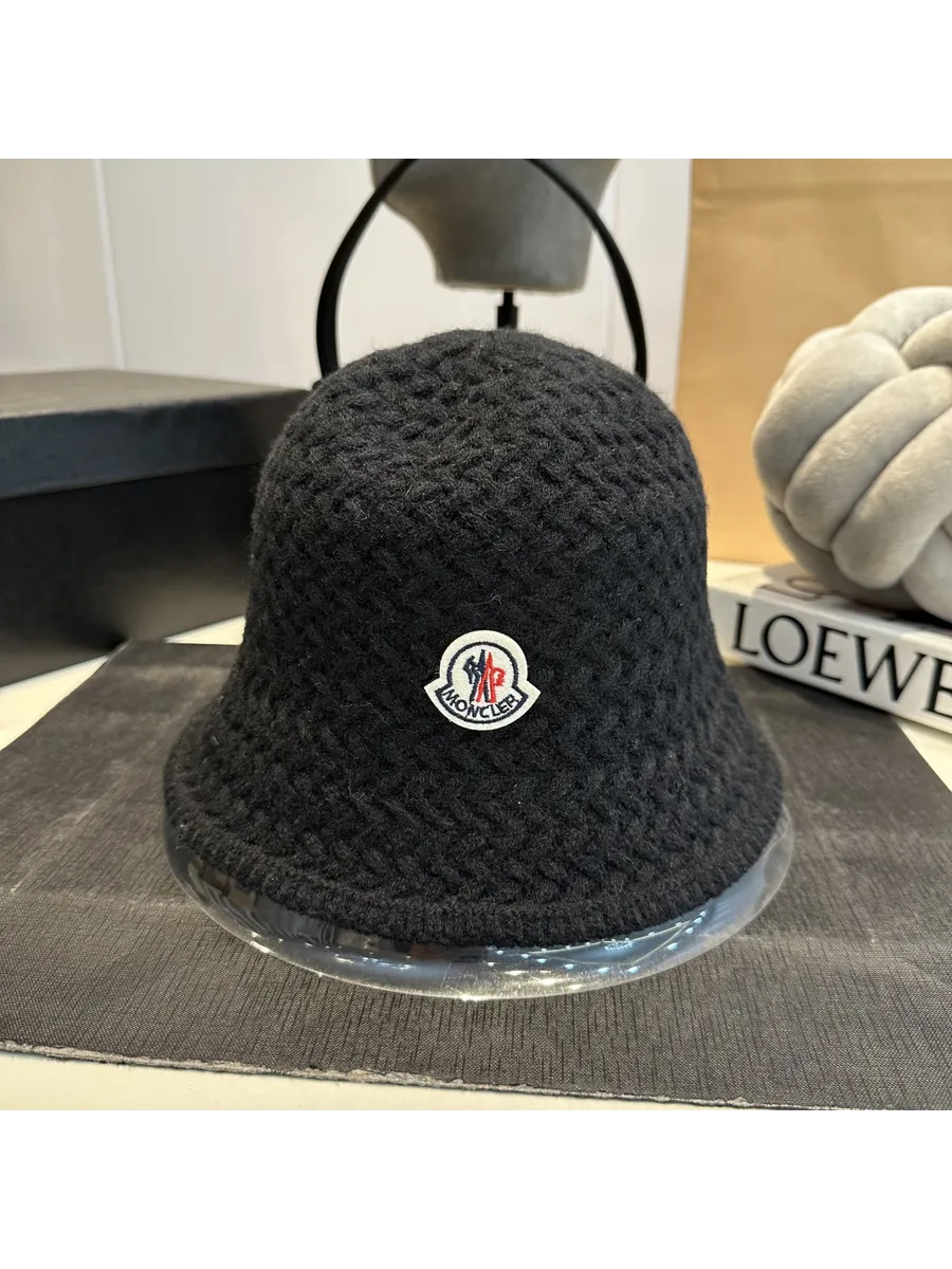 Moncler / Панама шляпа теплая,черный