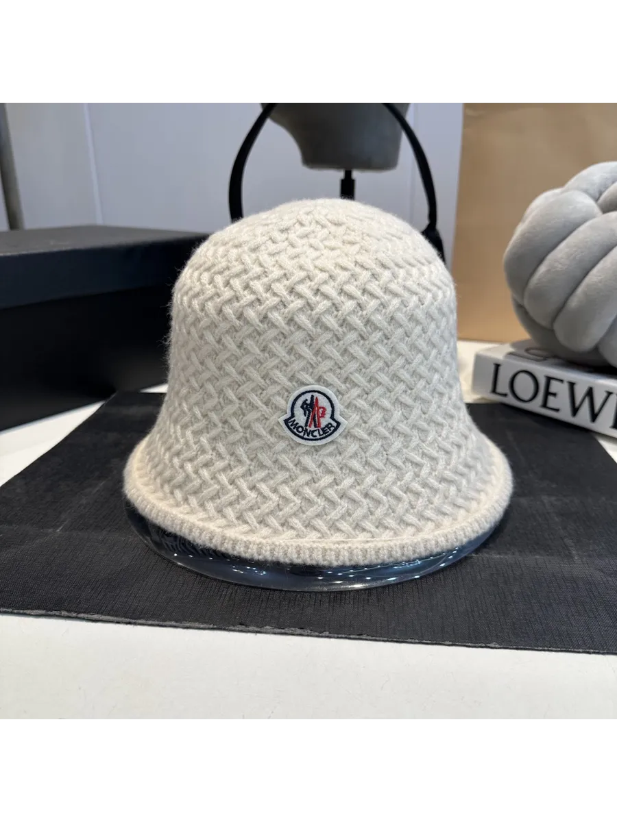 Moncler / Панама шляпа теплая,белый