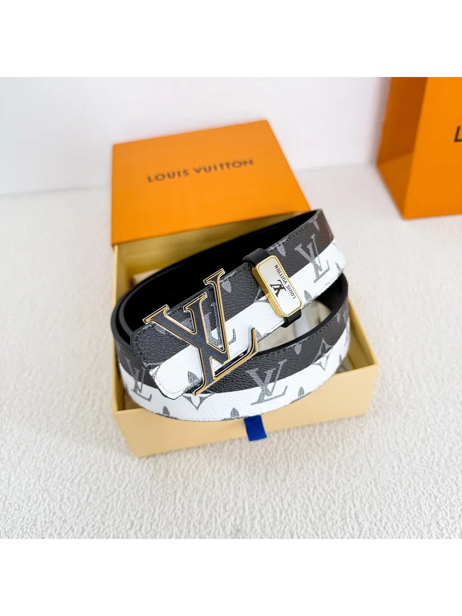 LV / Louis Vuitton Ремень кожаный на пояс,версаче