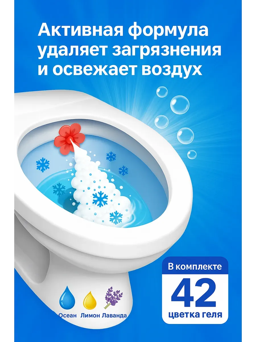 АТМ95 / Средство для унитаза ароматизирующее и очищающее