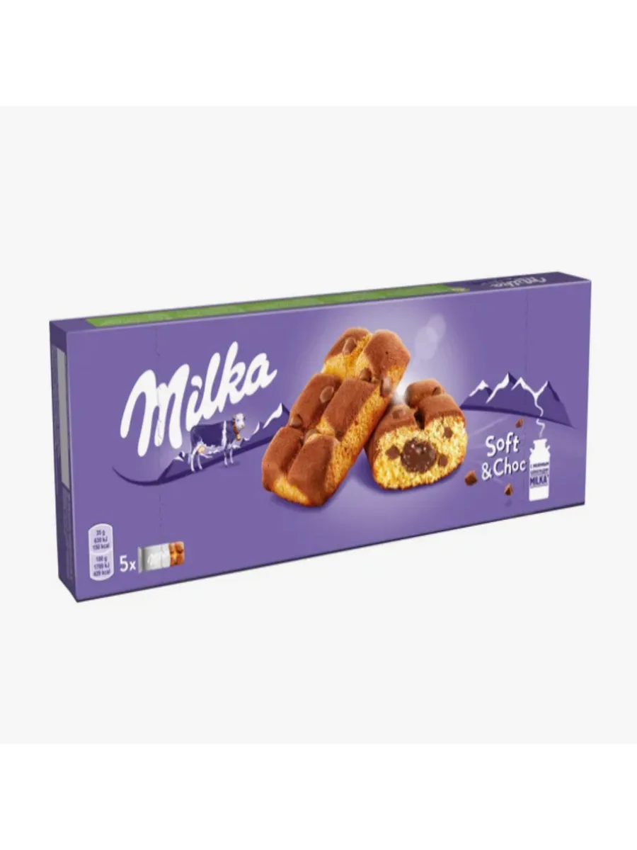 milka / Пирожные бисквитные Soft&Choc 175 г