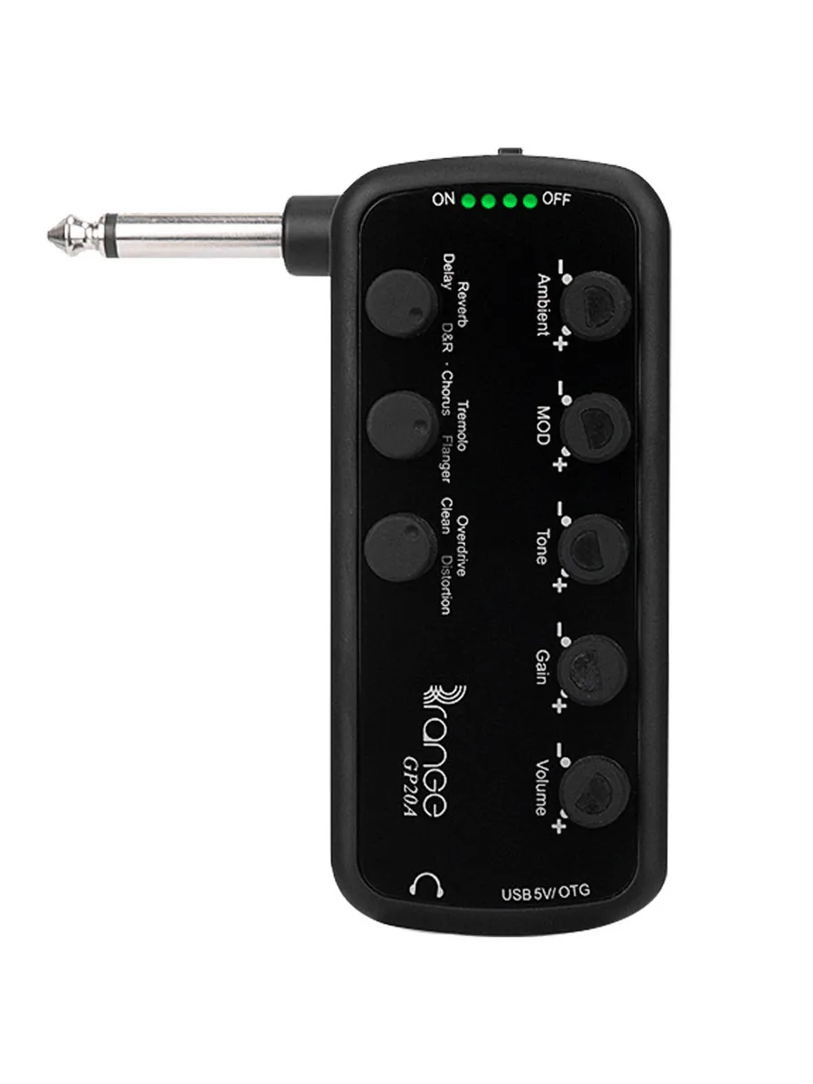Гитарный гарнитур с ампом USB эффект зарядка портатив