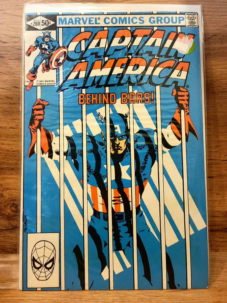 Ретро Комикс Cap. America #260. 1981Год. Marvel