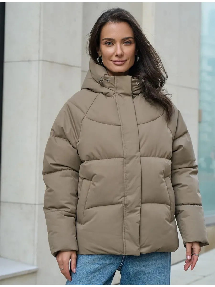 Mon fashion / Куртка зимняя короткая с капюшоном