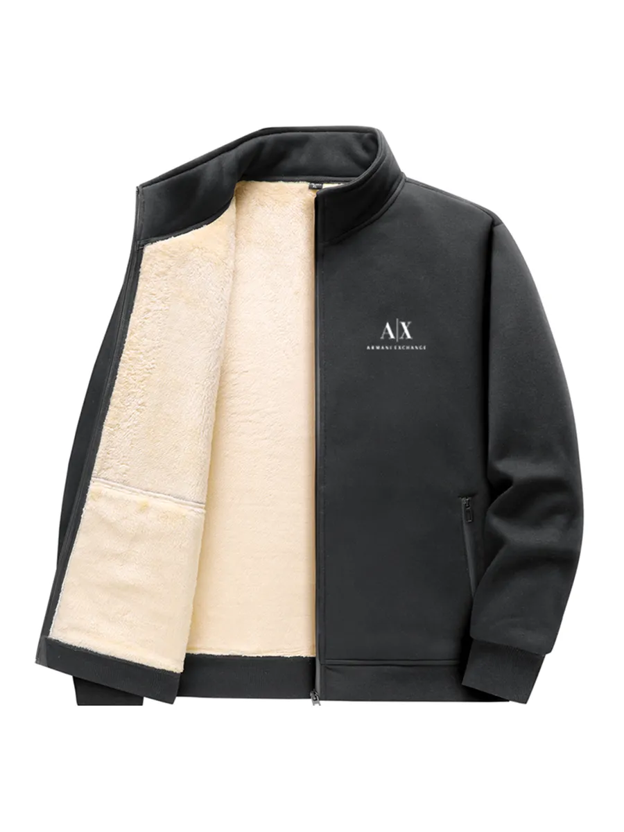 Armani Exchange / Модная зимняя куртка с меховой подкладкой