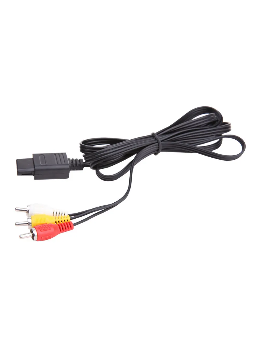 Кабель AV 1 8м RCA для N64 GameCube SNES