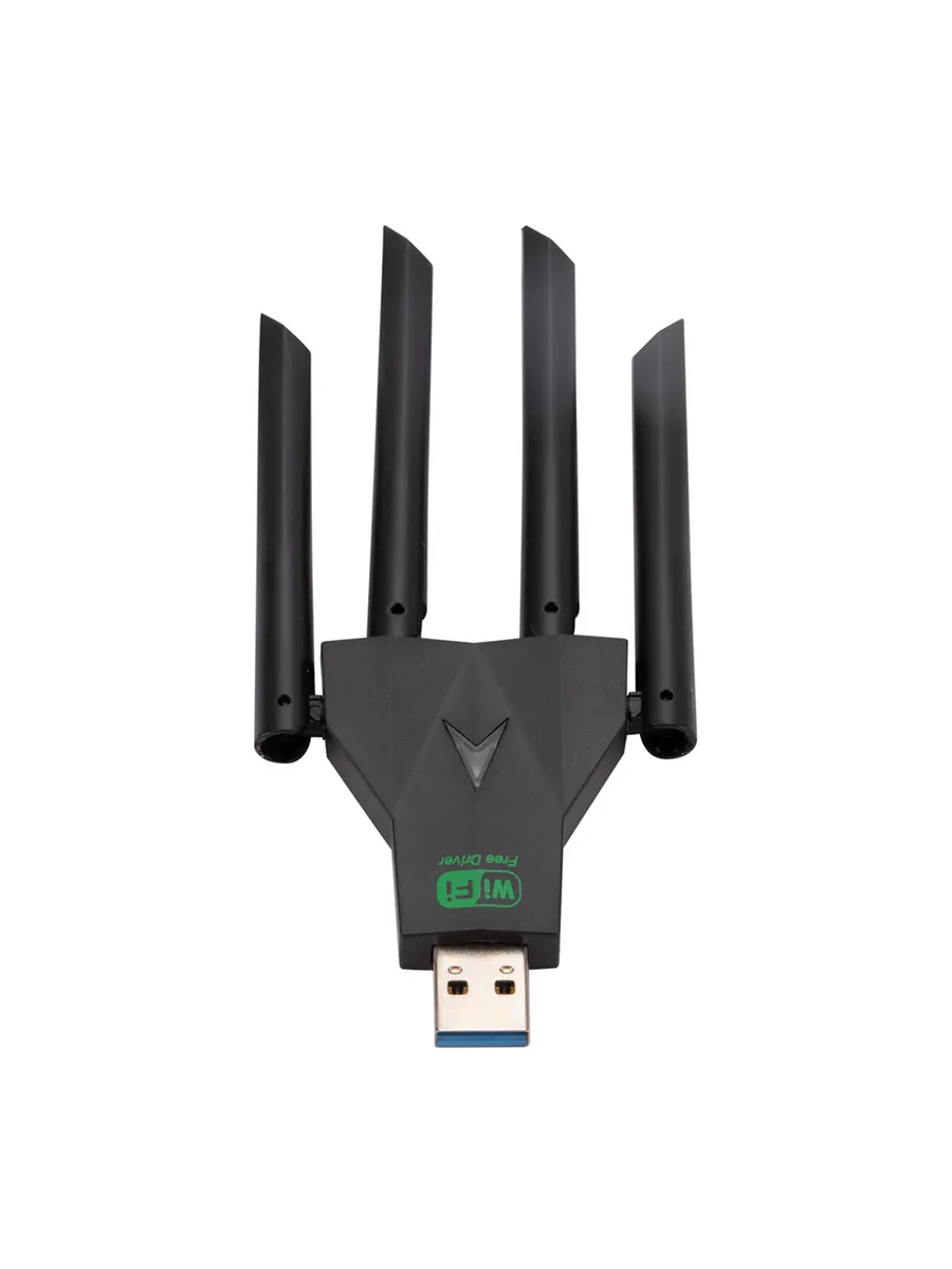 Wi-Fi адаптер USB 1300 Мбит с Dual Band 2 4 5 8 ГГц для ПК