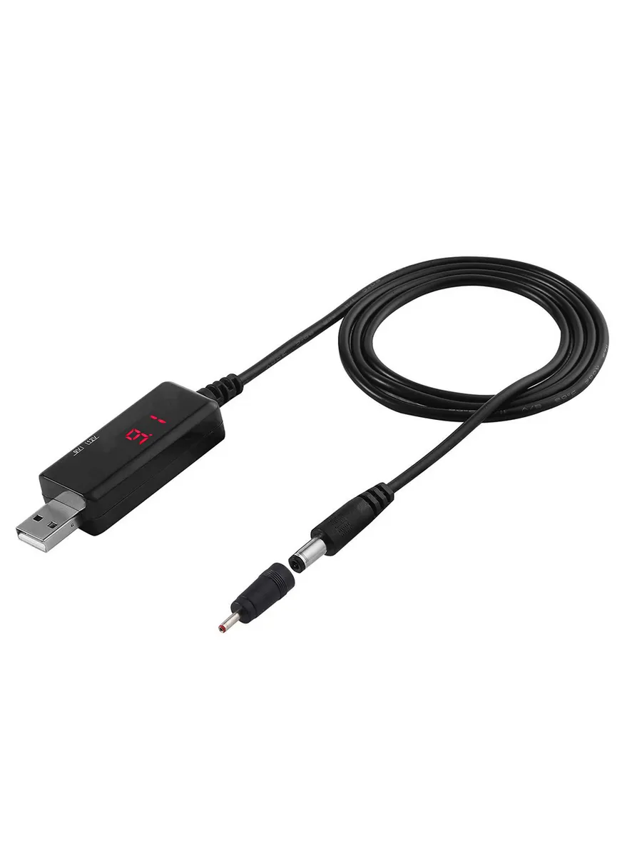 Преобразователь USB 5V в 9V 12V кабель с коннектором 3 5x1