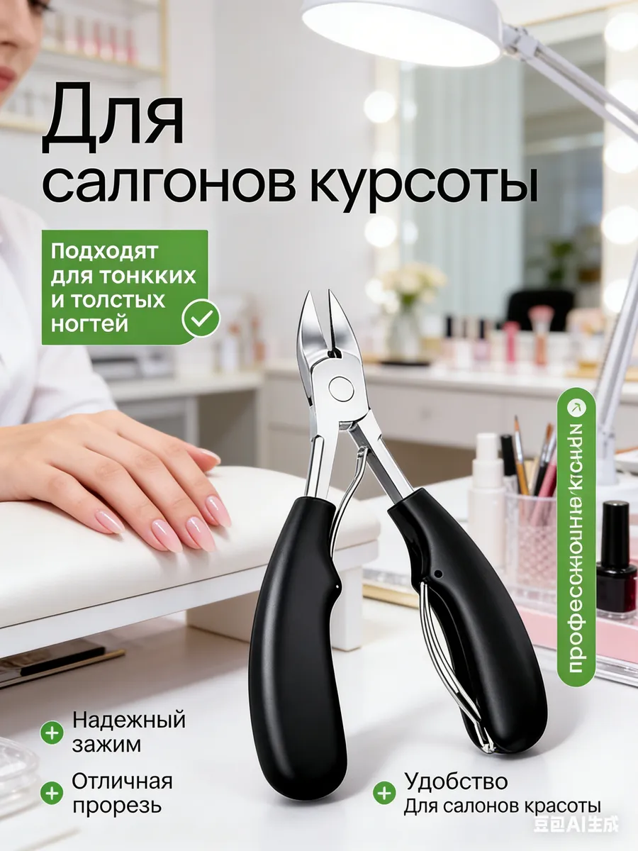 D&M NAILS / Кусачки для ногтей для маникюра и педикюра