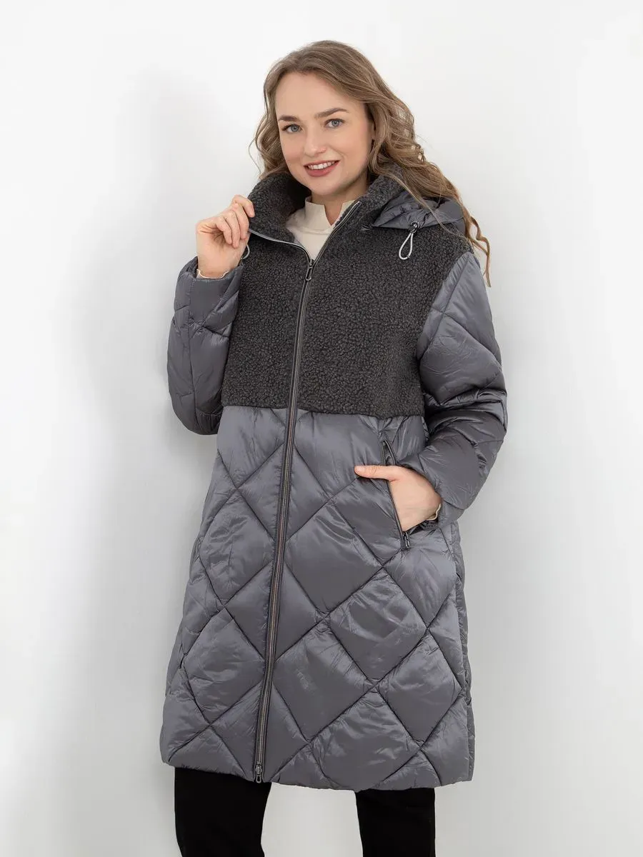 GERRY WEBER / Куртка удлиненная пальто с капюшоном