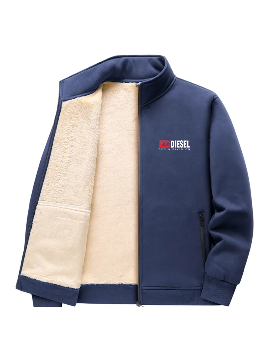 Diesel / Модная зимняя куртка с меховой подкладкой