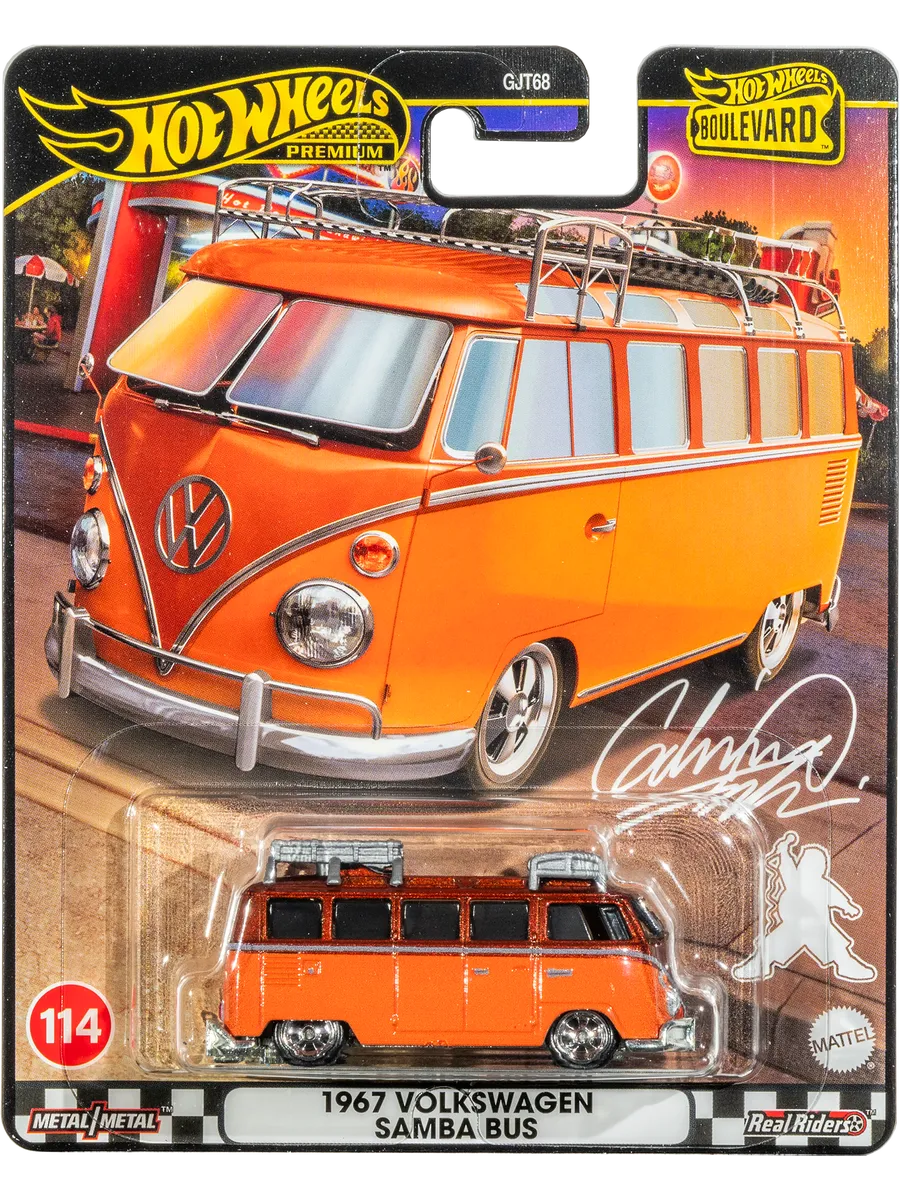Hot Wheels / Машинка Premium 1967 Volkswagen Samba Bus