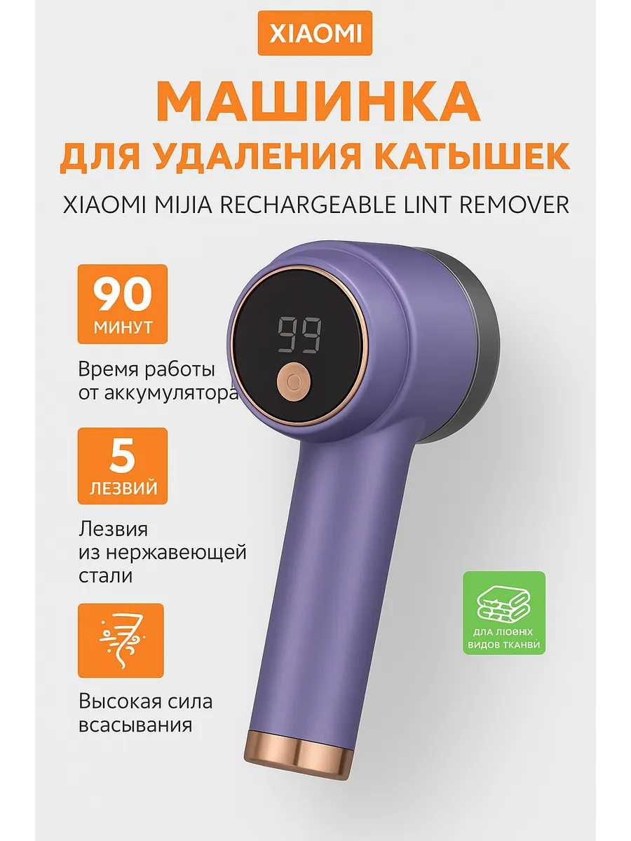 Xiaomi / Машинка для удаления катышков CHIGO Pro
