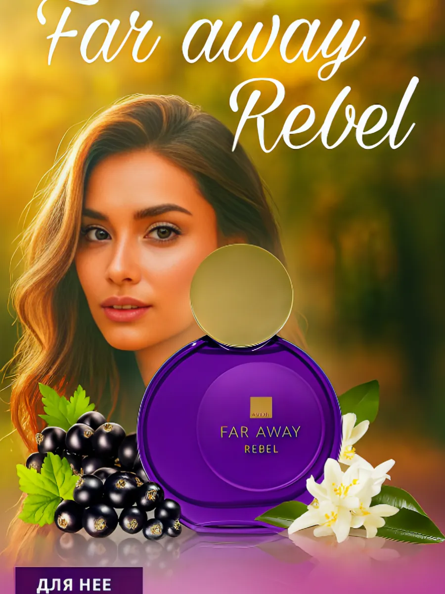 AVON / Парфюмерная вода far away rebel 50ml