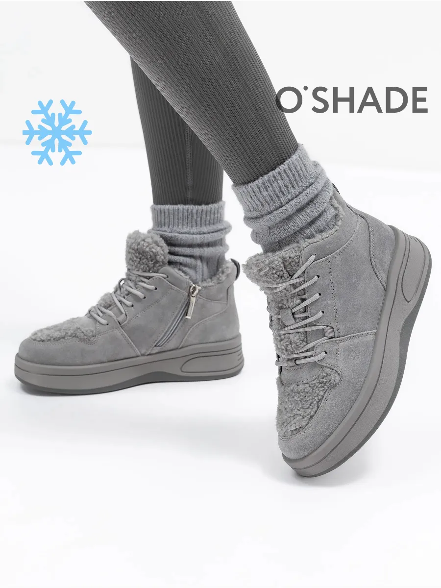 O`SHADE / Меховые ботинки женские зимние