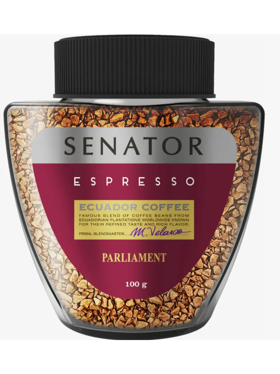 SENATOR / Кофе растворимый Парламент Эспрессо 90г