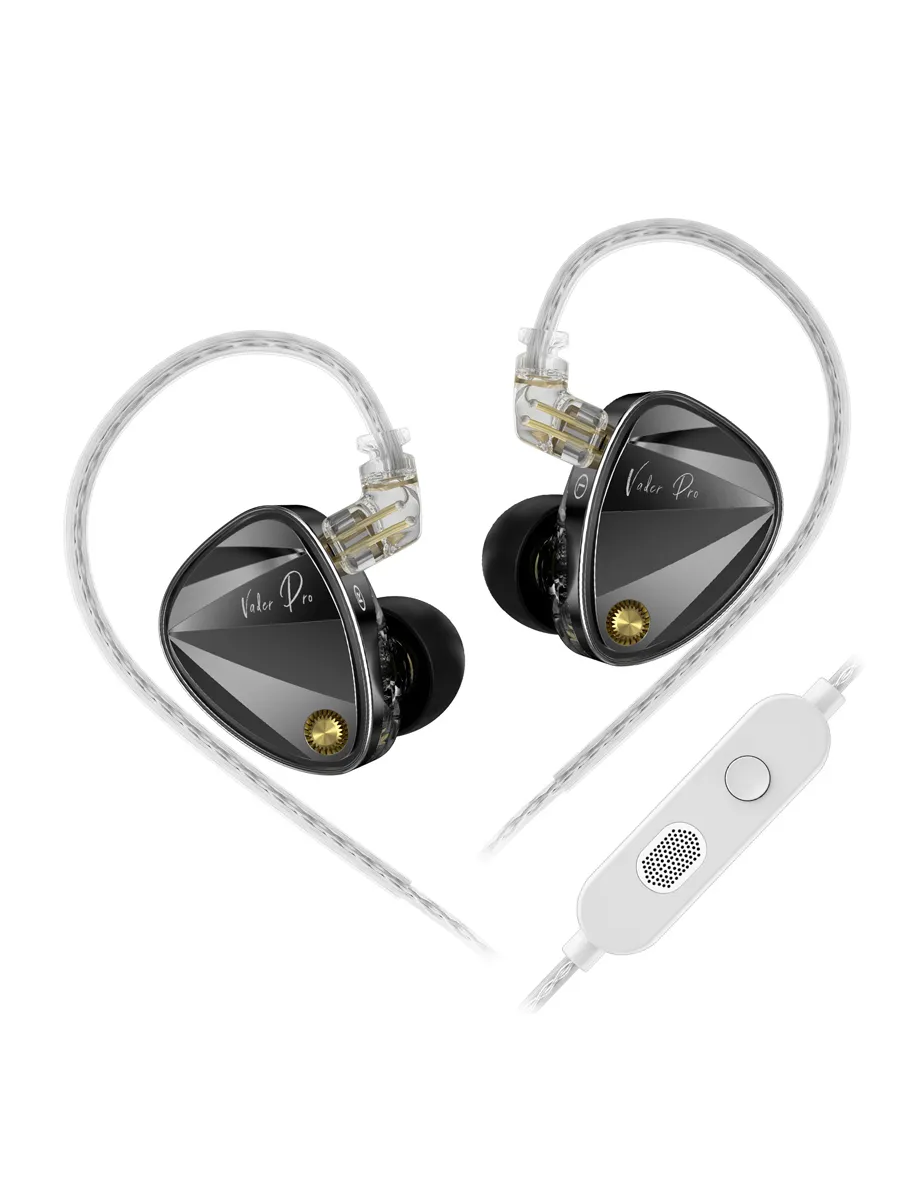 KZ / Проводные IEM наушники Vader Pro Balance с микрофоном