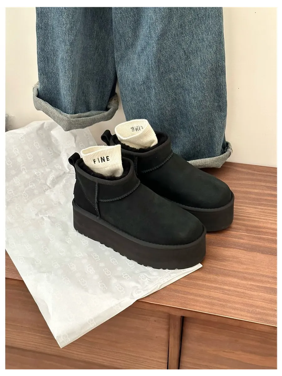 UGG / Женщина Угги черный