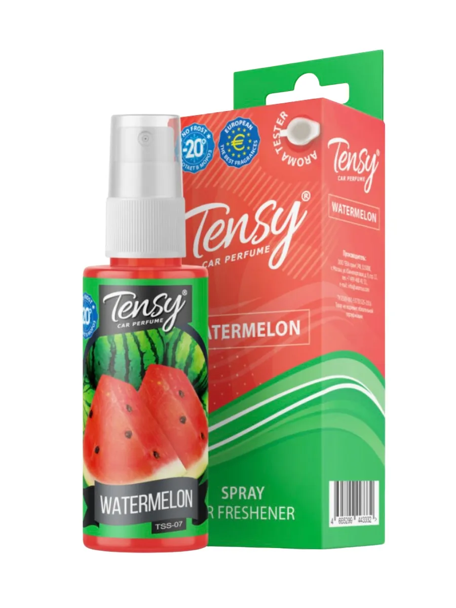 TENSY-TM / Ароматизатор-спрей освежитель воздуха Tensy ТЭНСИ 50мл Арбуз