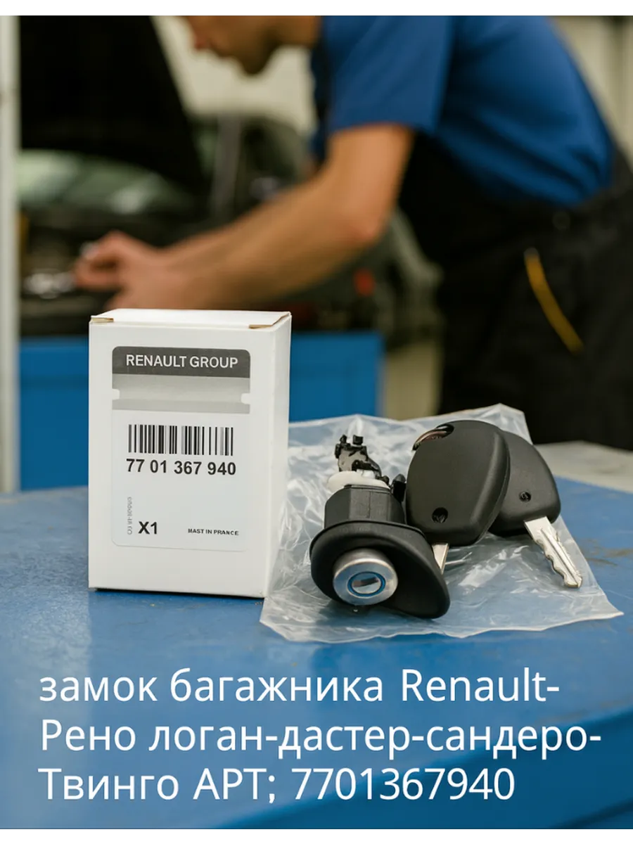 замок багажника Renault-Рено логан-дастер-сандеро-Твинго