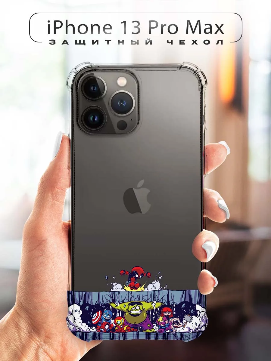 CHEHOO / Чехол на iPhone 13 Pro Max с Дэдпулом