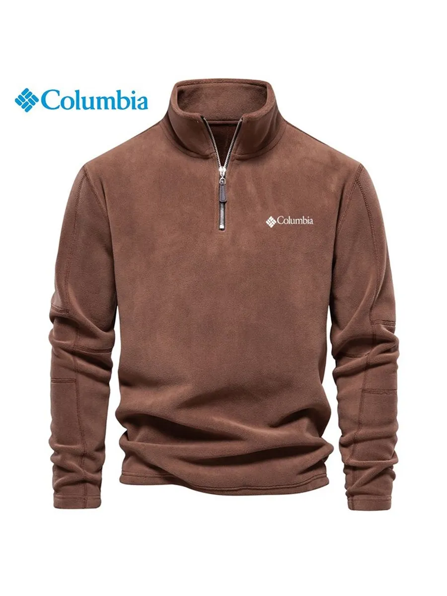 Columbia / Толстовка мужская на молнии Свитшоты Осень и зима,кофе
