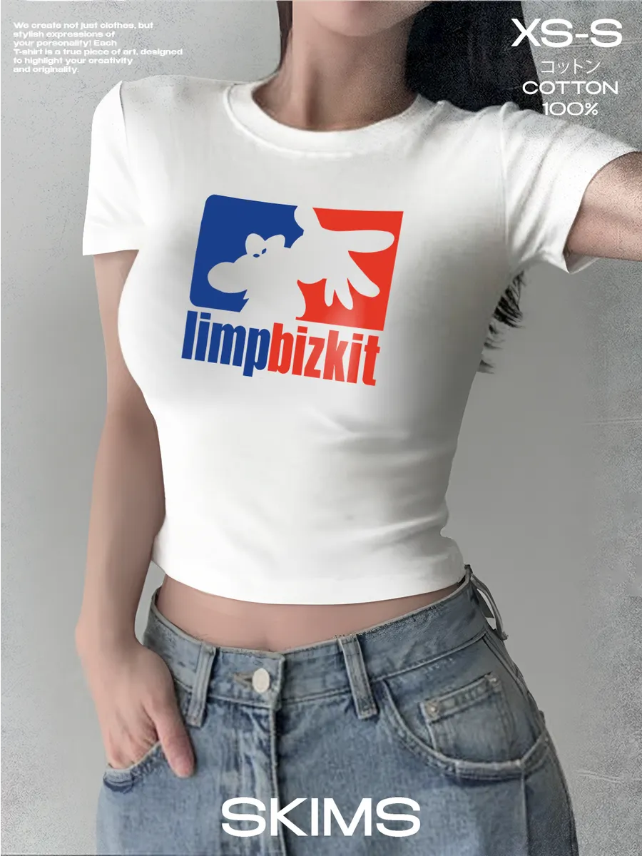 PRISUTSTVIE V / Футболка укороченная LIMP BIZKIT