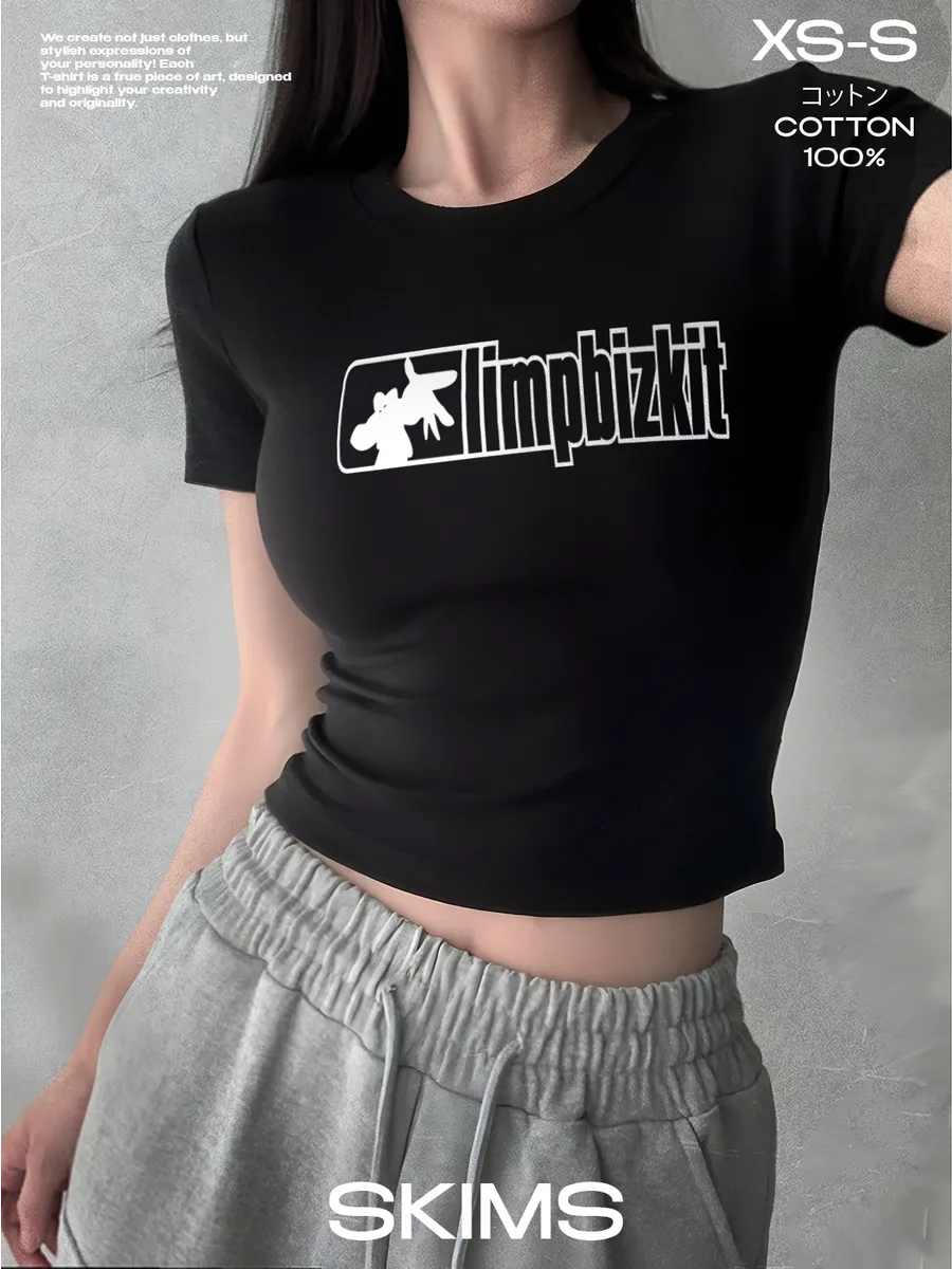 PRISUTSTVIE V / Футболка укороченная LIMP BIZKIT