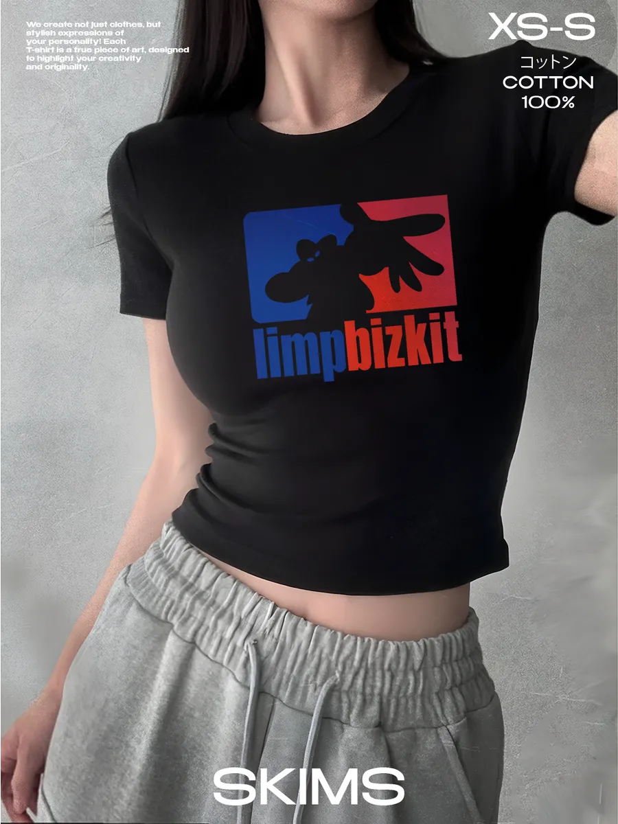 PRISUTSTVIE V / Футболка укороченная LIMP BIZKIT