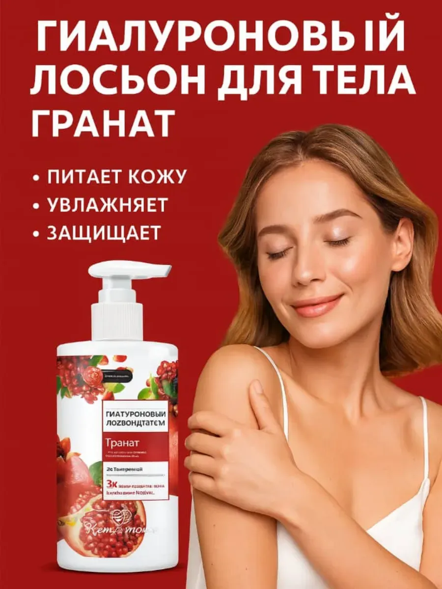 лопес / Лосьон для тела с гиалуроновой кислотой экстрактом граната