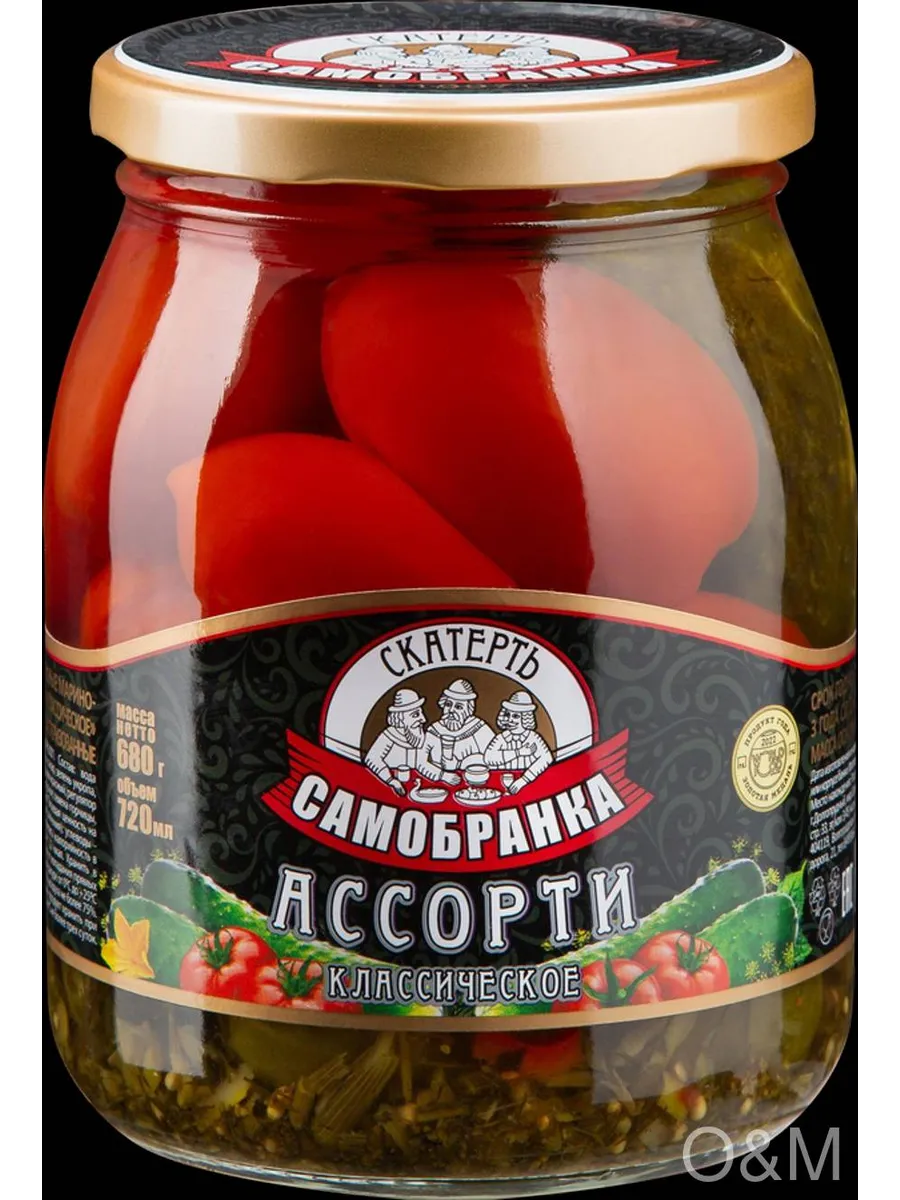 Ассорти маринованное СКАТЕРТЬ-САМОБРАНКА 7шт