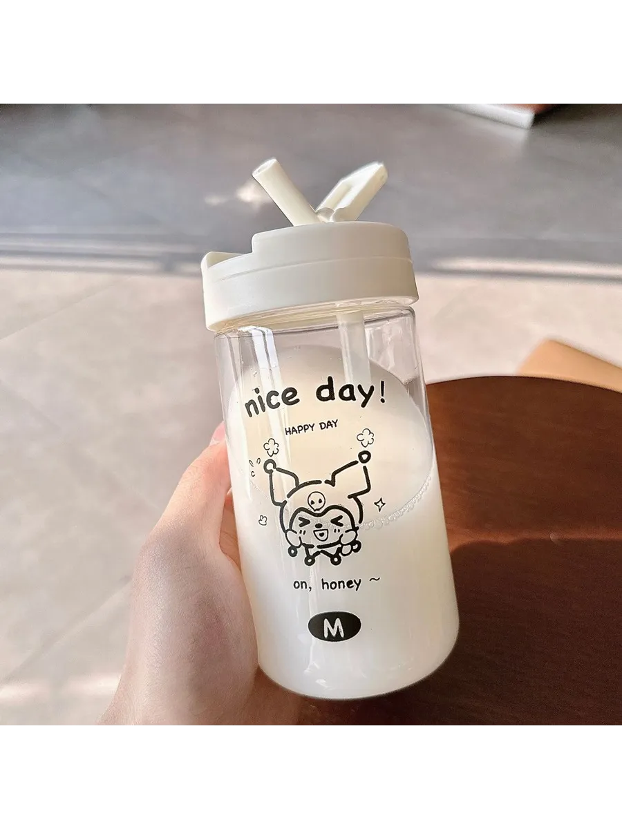 BSQ609 маленький Lomi 600ml мультфильм соломенной чашки