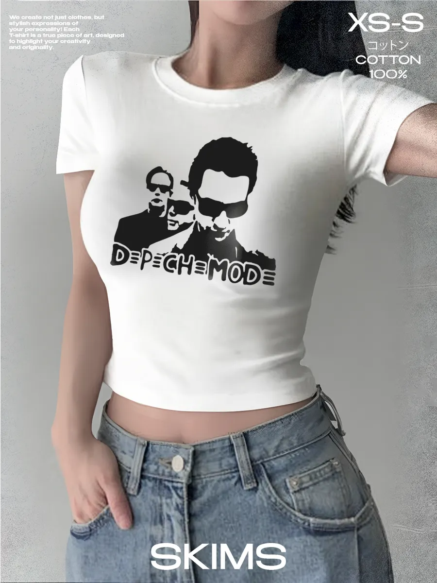 PRISUTSTVIE V / Футболка укороченная depeche mode