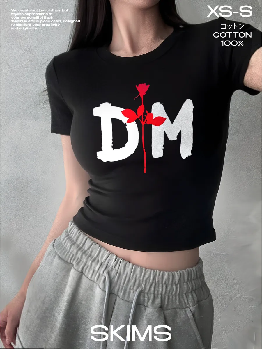 PRISUTSTVIE V / Футболка укороченная depeche mode