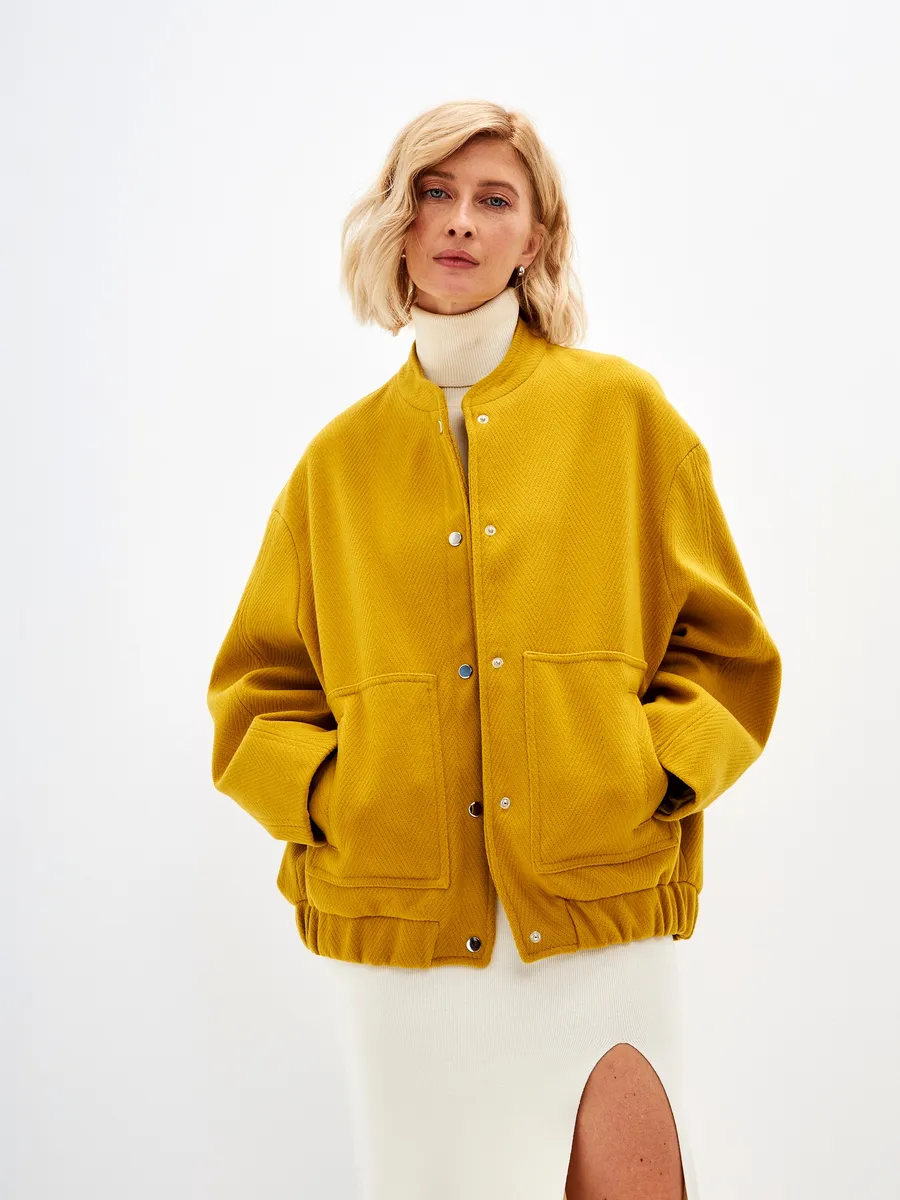 NOELE BOUTIQUE / Бомбер утепленный оверсайз куртка