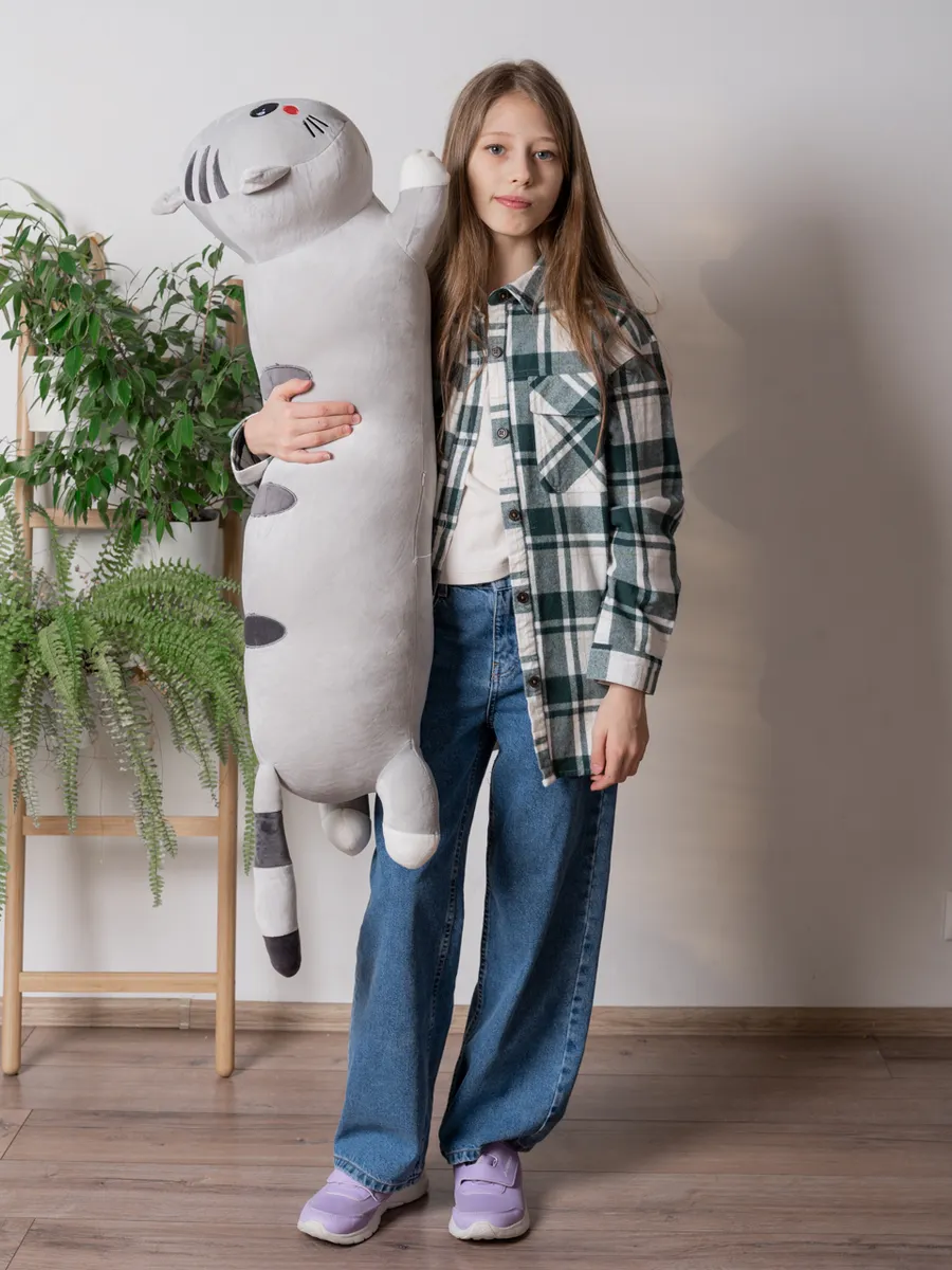 Мягкая игрушка кот лежачий батон