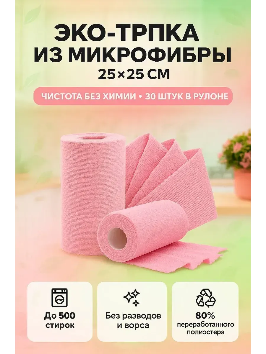 МИХАЙДАР'OFF / Эко салфетки для уборки тряпки микрофибра