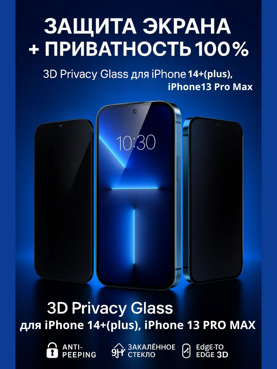 НАС2 / Защитное стекло Модель iPhone 14 +, iPhone 13 ProMax