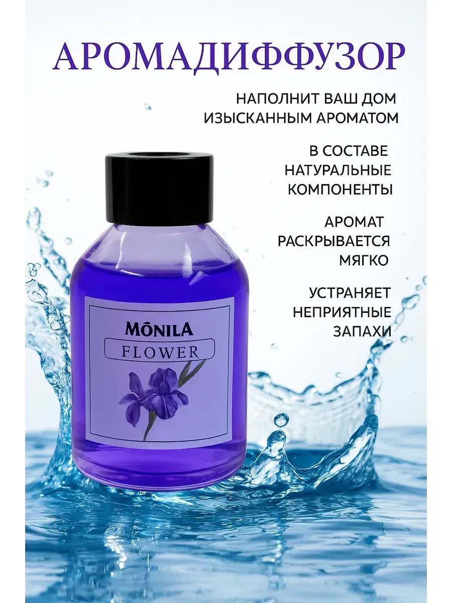 МИХАЙДАР'OFF / Аромадиффузор с палочками объемом 100 мл