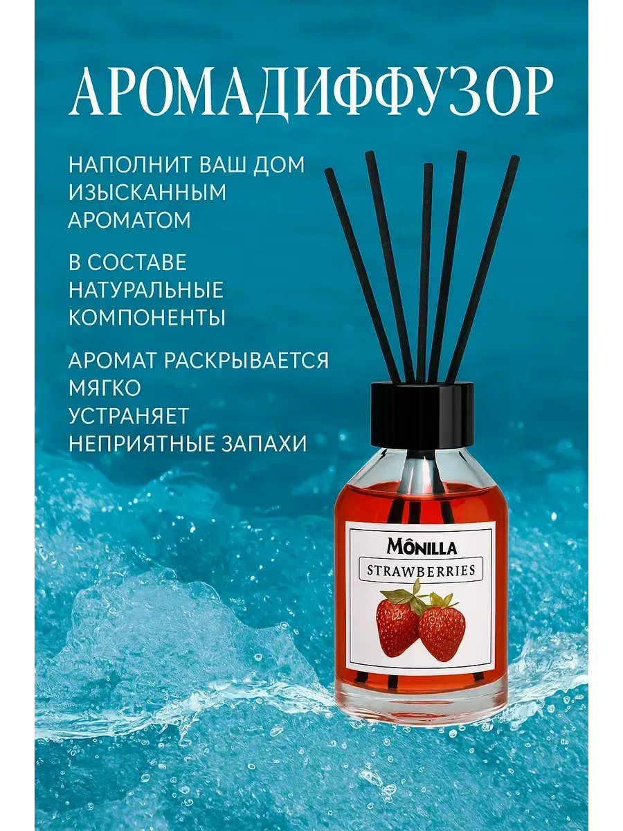 МИХАЙДАР'OFF / Аромадиффузор с палочками объемом 100 мл