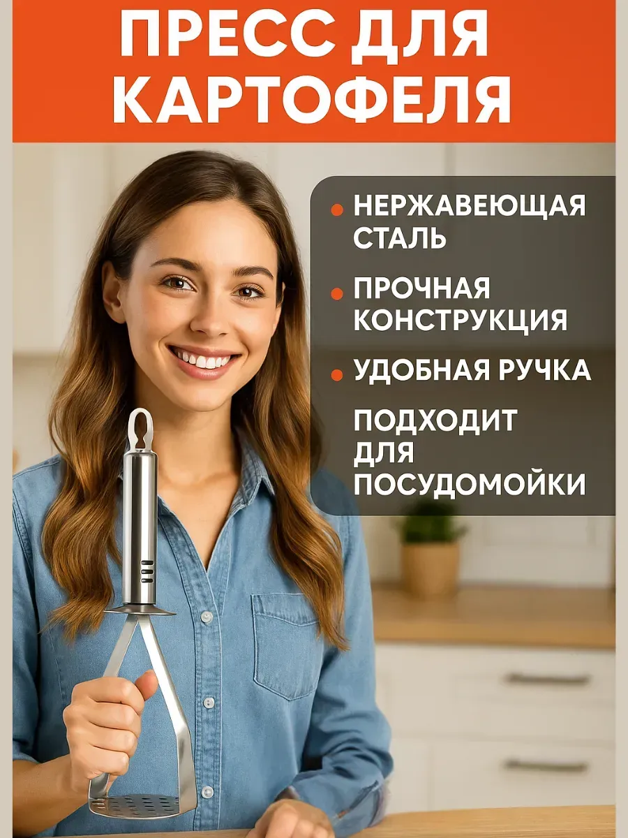 Точка! / Пресс для картофеля,идеальный инструмент для пюре детям