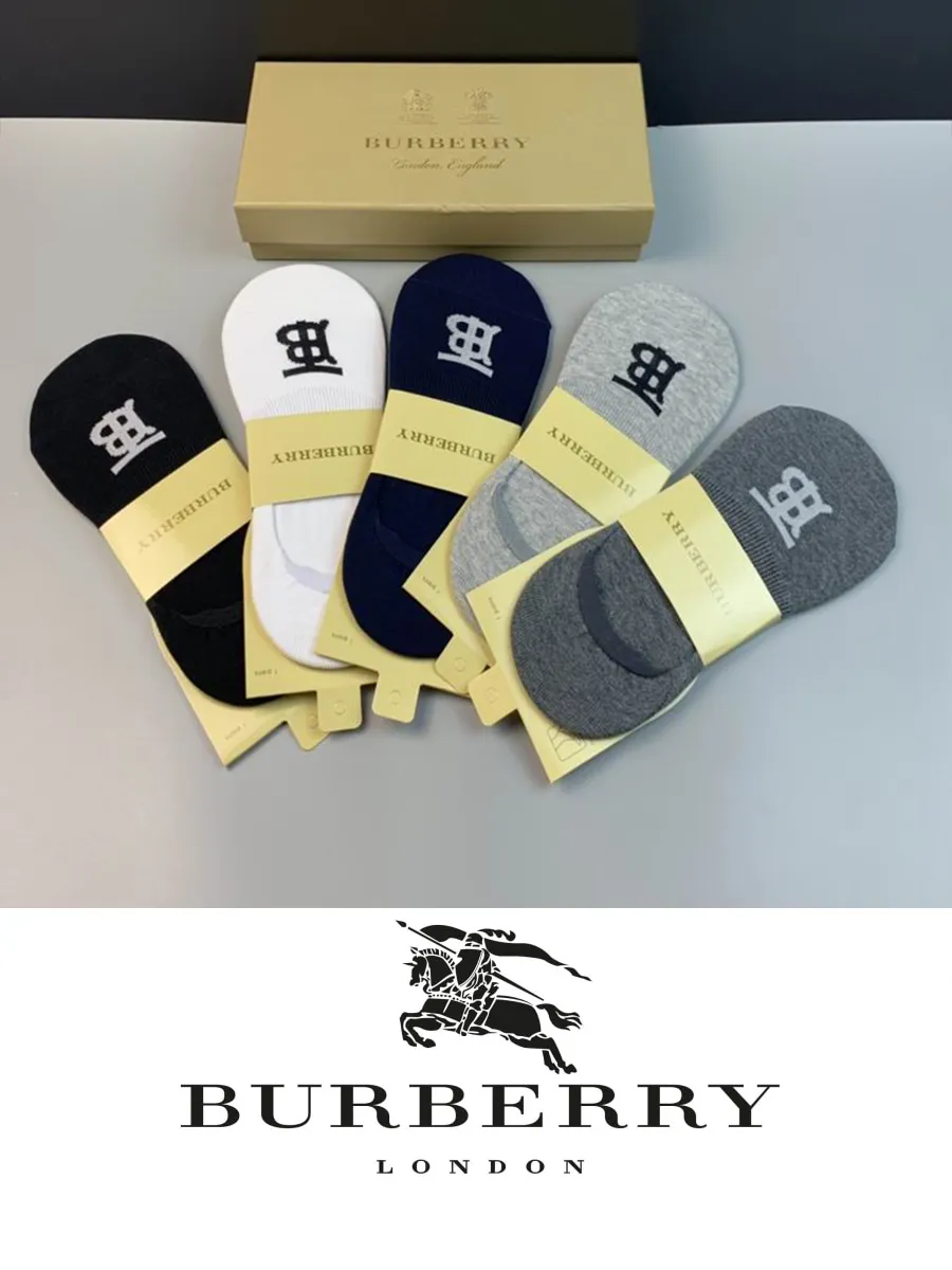 Носки набор носков с рисунком BURBERRY французский синий